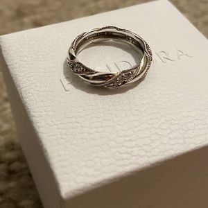 Pandora Ribbon of Love Ring